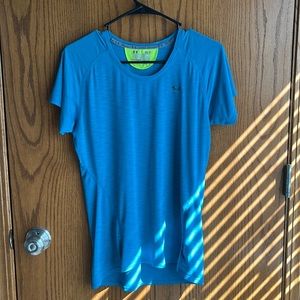 Teal under armor workout T-shirt